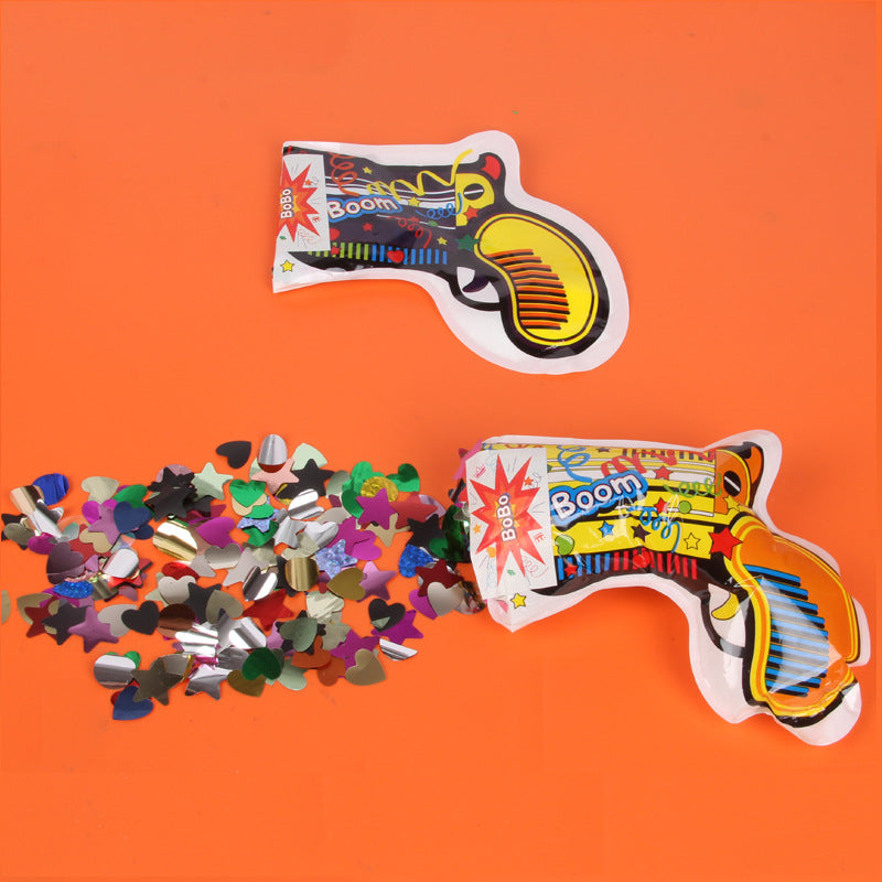 Wholesale Automatic Inflatable Fireworks Gun Inflatable Fireworks Handheld Wedding Birthday Party Atmosphere Salute